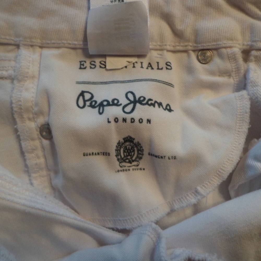Pepe Jeans London White Slim Leg 27/30" - Picture 2 of 8